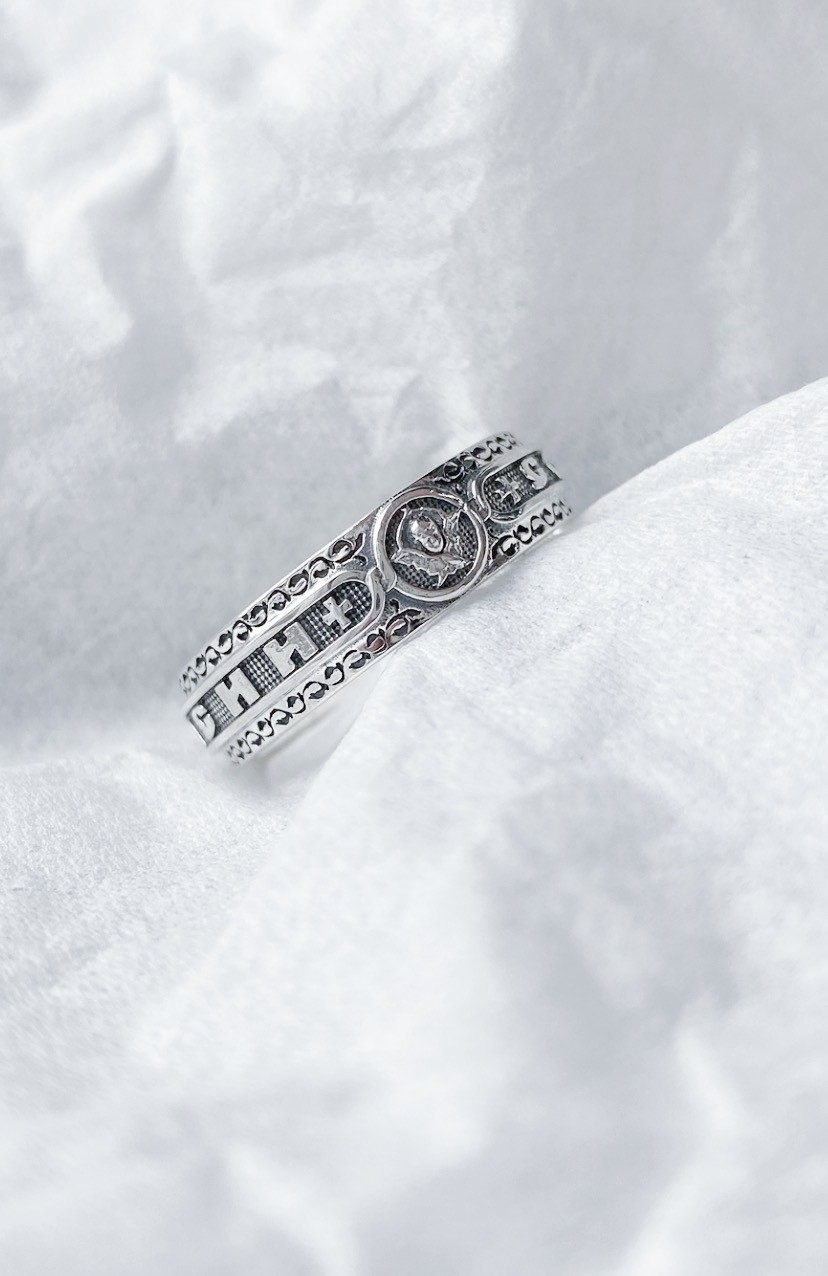 Кольцо серебряное "Спаси и Сохрани" 23 К-1 от продавца: DeloSilver – в ...