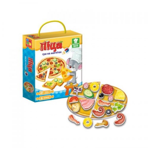 

Игра магнитная "Пицца" (рус) VT3004-08