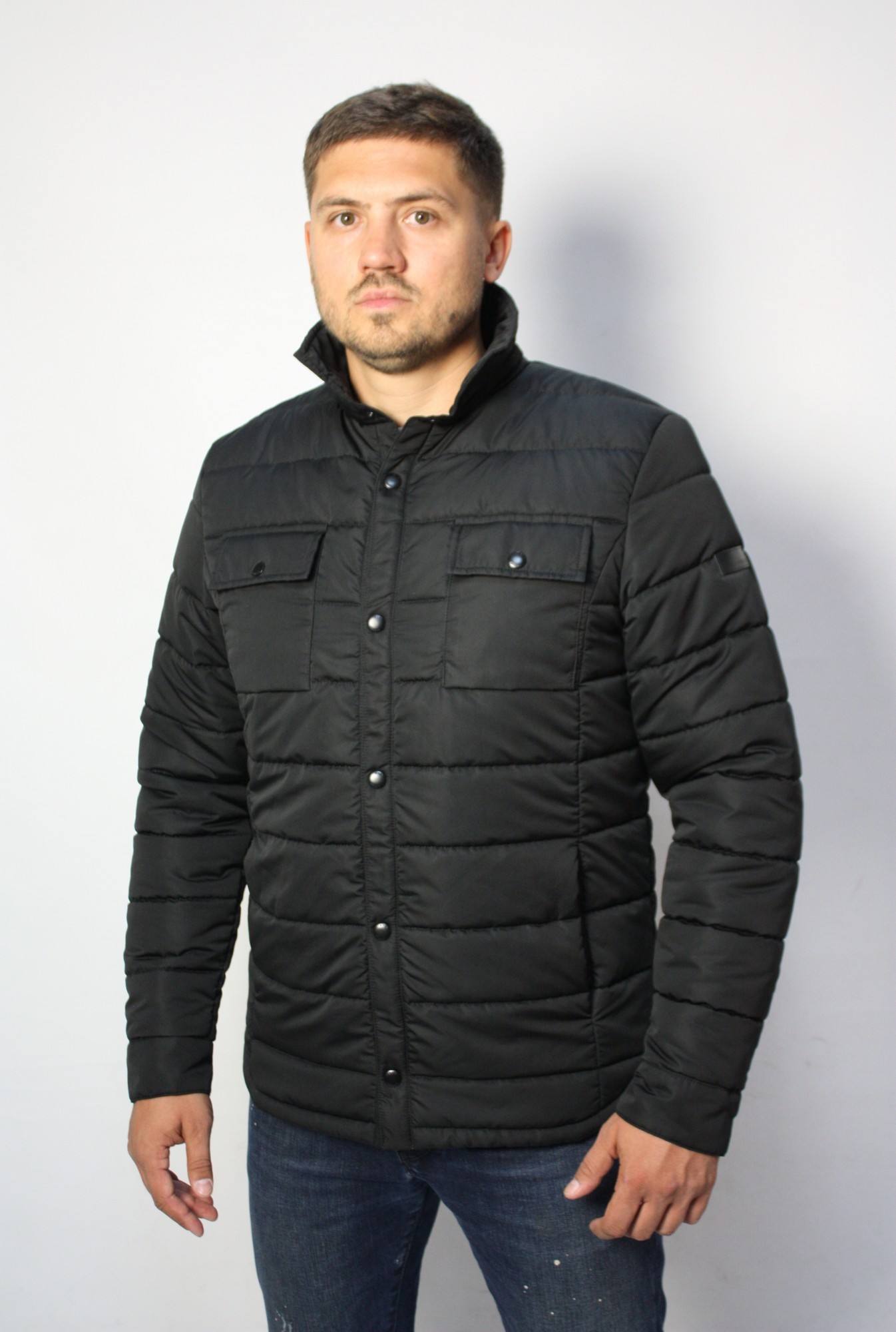 

Куртка ZIB STUDIO батник  Чёрная, Куртка ZIB STUDIO батник 5XL Чёрная