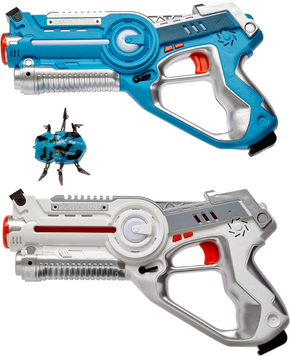 Акція на Набор лазерного оружия Canhui Toys Laser Guns CSTAR-03 (2 пистолета + жук) (3810009) від Rozetka UA