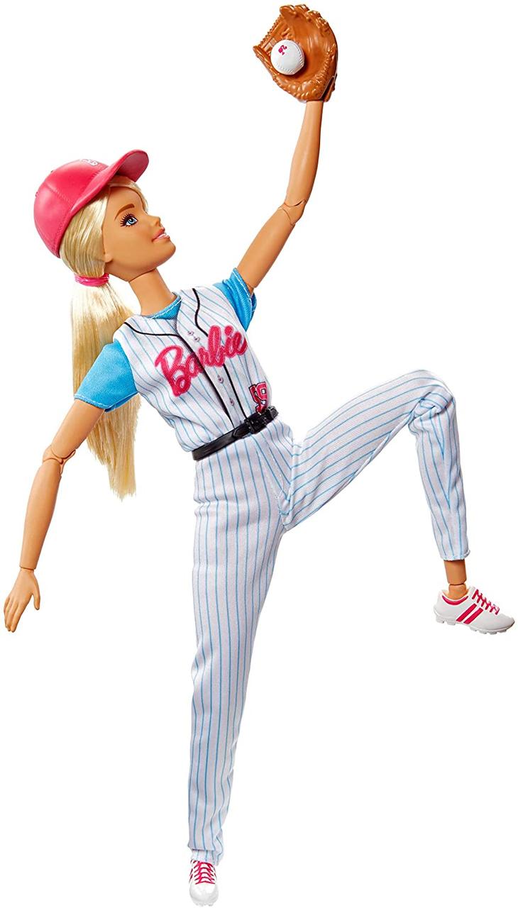 

Лялька Barbie Made to Move Baseball Doll Барбі Спортсменка бейсболістка (FRL98) (B079JZR7T4)