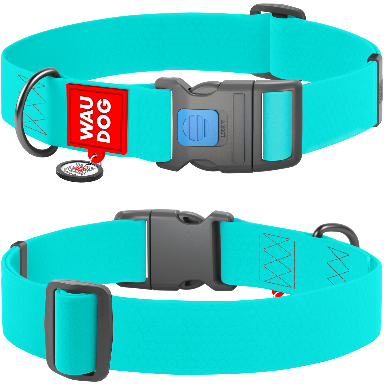 Ошейник для собак водостойкий WAUDOG Waterproof c QR паспортом ...
