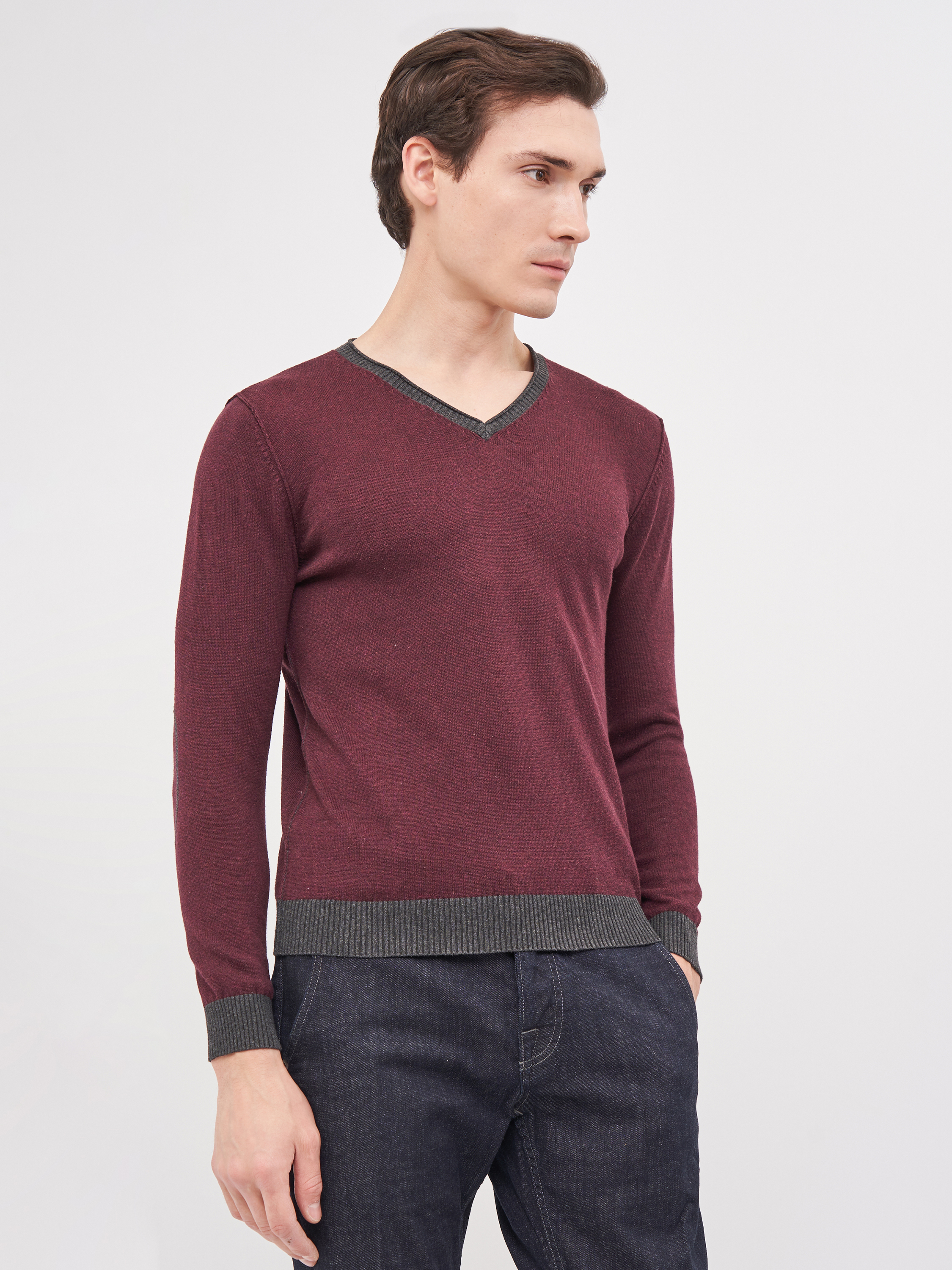 

Пуловер Celio Fescollo 60026488 S Бордовый