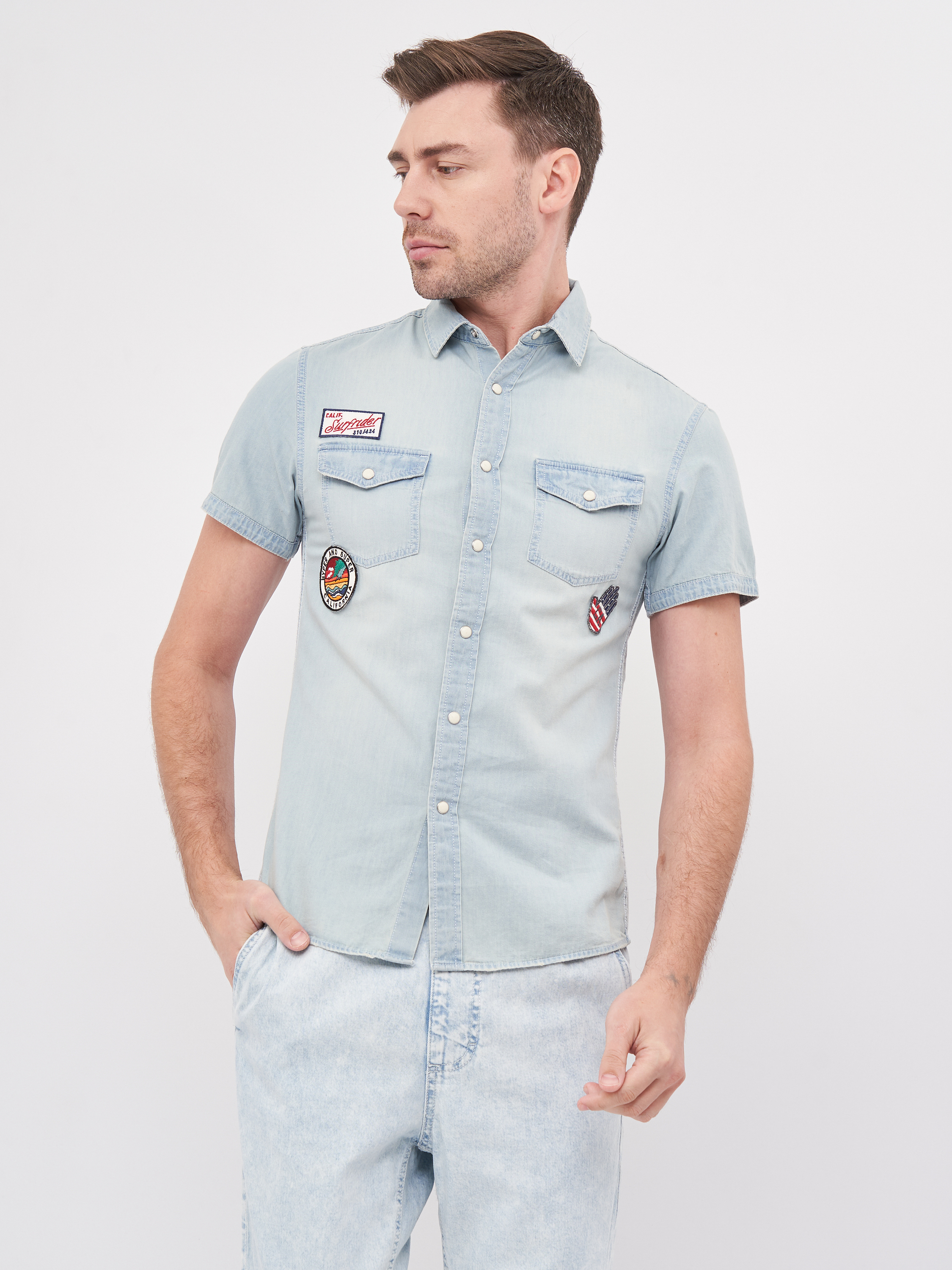 

Рубашка Celio Jabadge 60032084  Голубая, Рубашка Celio Jabadge 60032084 S Голубая