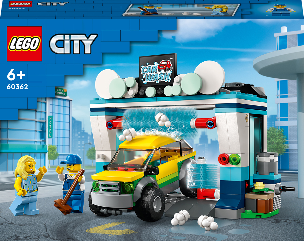 Конструктор LEGO City Автомойка 243 деталей (60362) – игрушки с