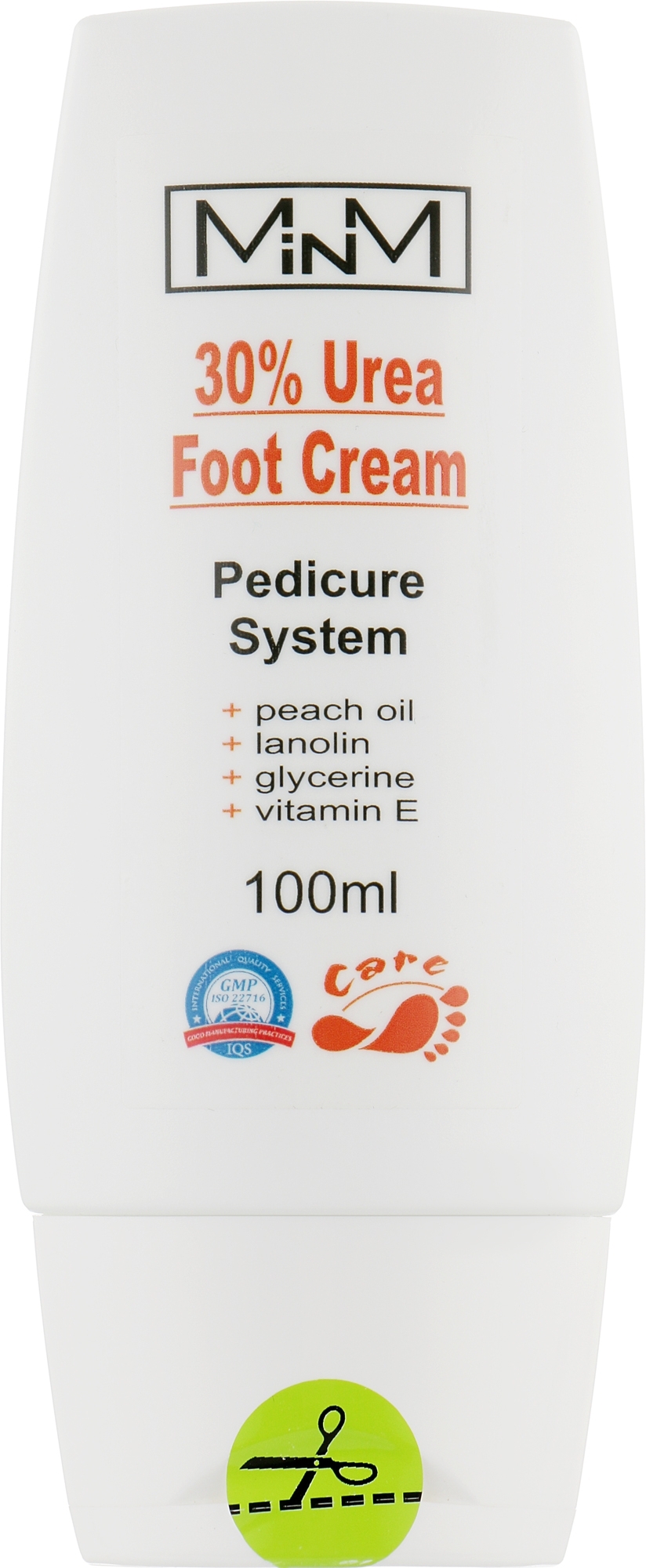 Крем для ніг з сечовиною 30% - M-in-M 30% Urea Foot Cream 100мл (30мл ...