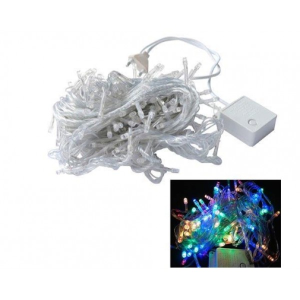 

Гирлянда светодиодная новогодняя цветная 400 LED 26м