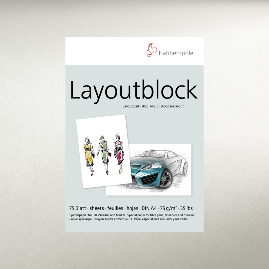 

Альбом для маркеров Hahnemuhle Layoutblock 75 г/м2, А4, 75 листов