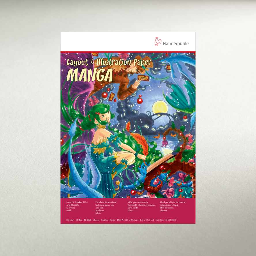 

Альбом Hahnemuhle Manga Layout & Illustration 80 г/м2, А4, 40 листов