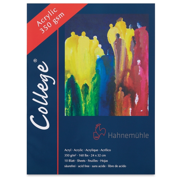 

Бумага для масла и акрила Hahnemuhle College® 350 г/м2, 24 x 32 см, 10 листов, альбом