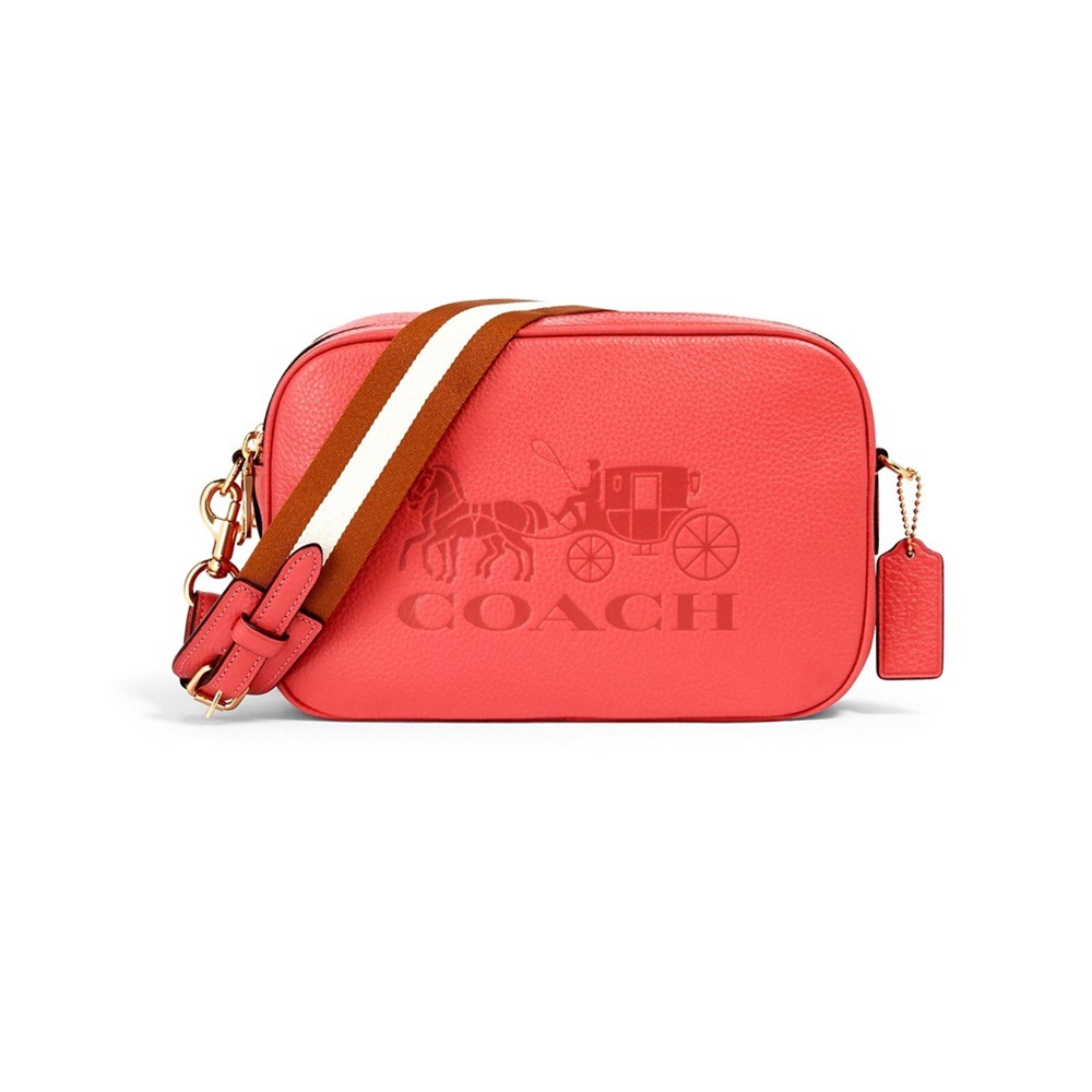 

Женская сумка Coach 75818 Crossbody Colorblock Coral цвет Розовый Кожа (BW-0509)