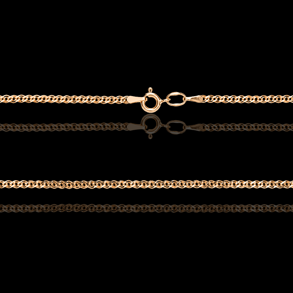 

Цепочка золотая, Золото 585°, Ланцюг золотий "Нона" арт.11503; довжина 40см; ширина 1,8мм; вага 1,22г