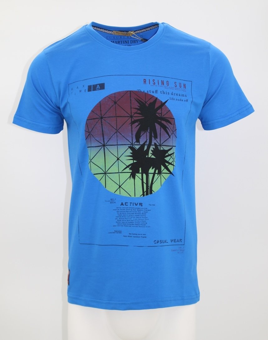 

Футболка MARTİNİ DRY M синяя (9060 blue)