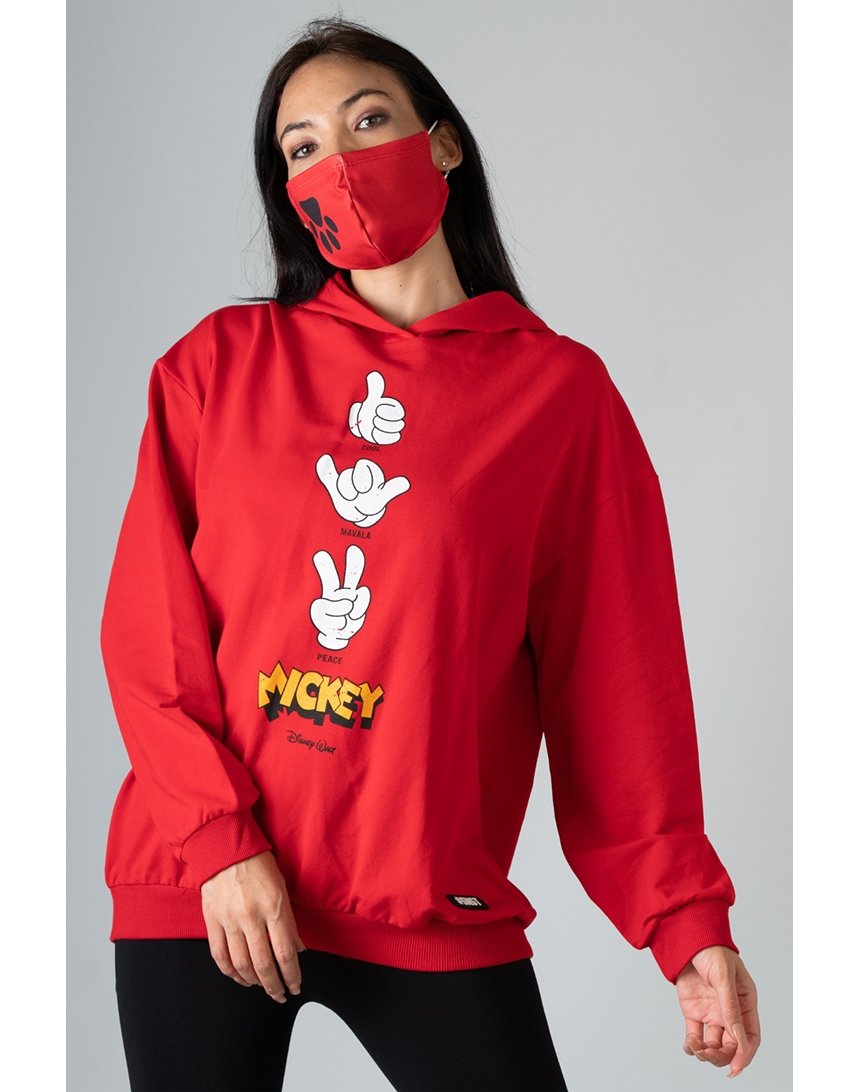 

Худи Sonesta с капюшоном и маской для лица XS красный (SN2701 red)