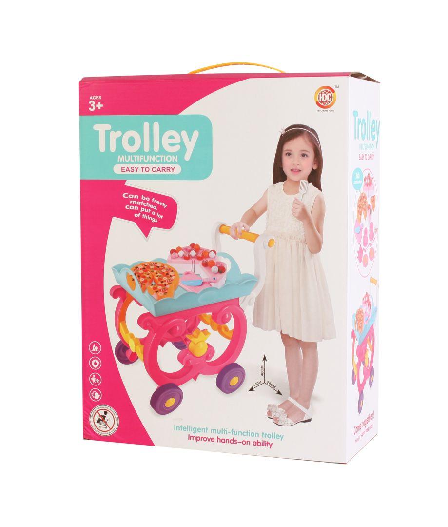 

Игровой набор Toys с тележкой и посудкой