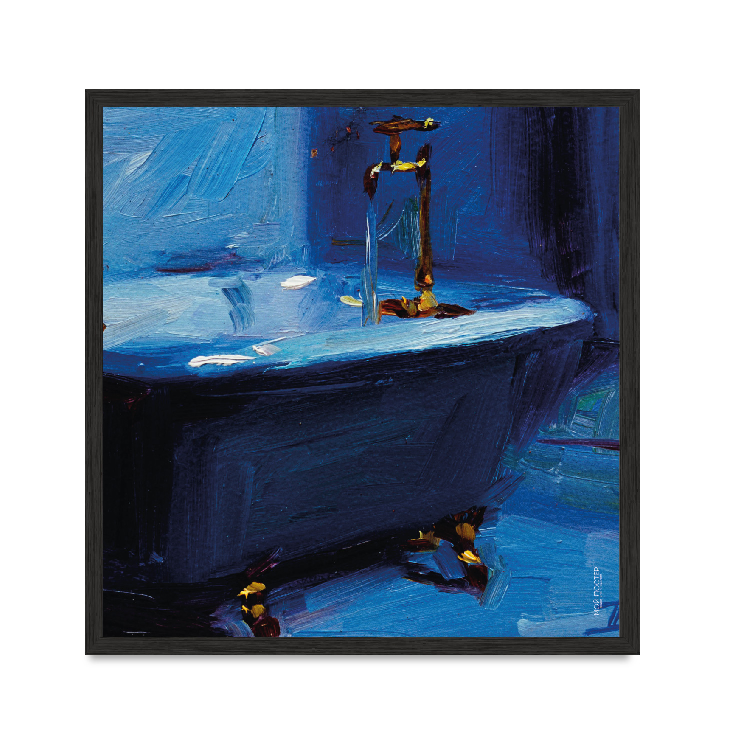 

Постер "Blue" с антибликовым стеклом 60 x 60 см в чёрной рамке