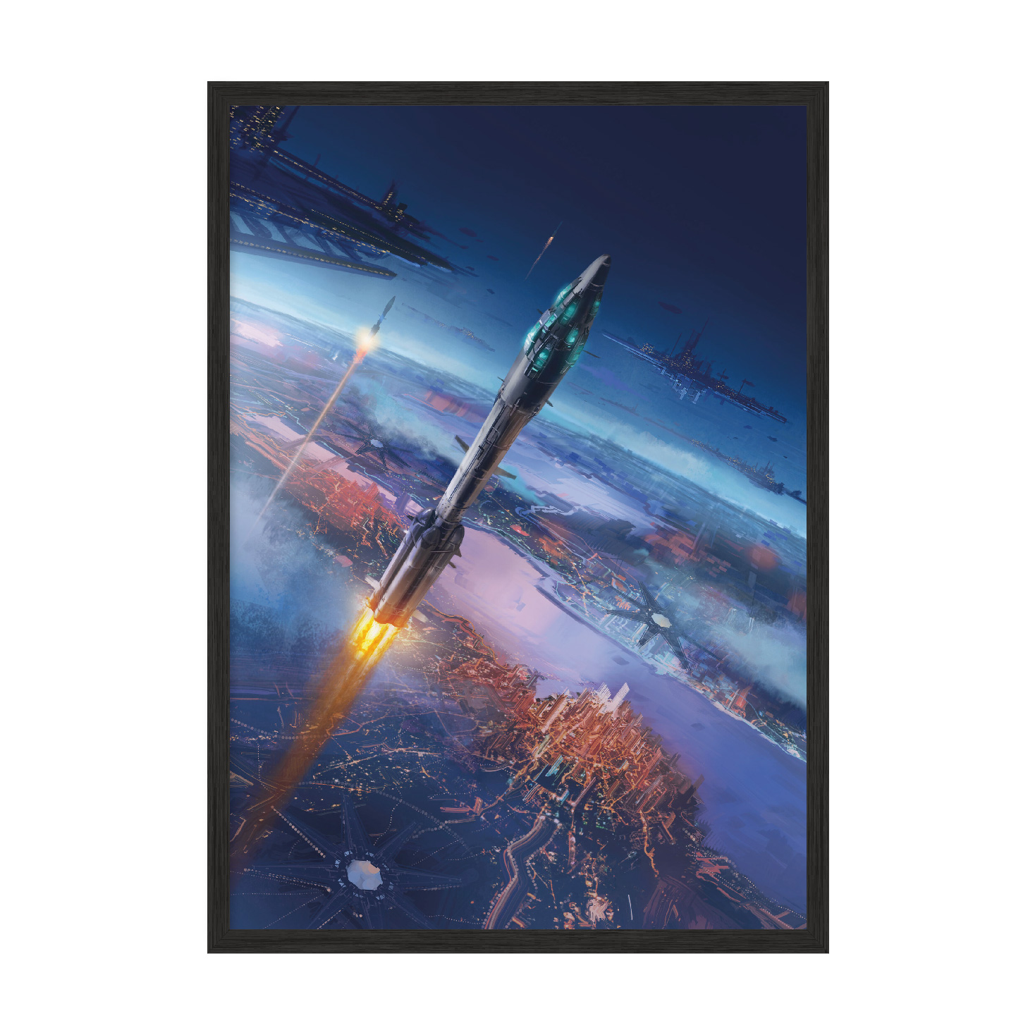 

Постер "Start The Adventure" без стекла 596x840 мм в чёрной рамке