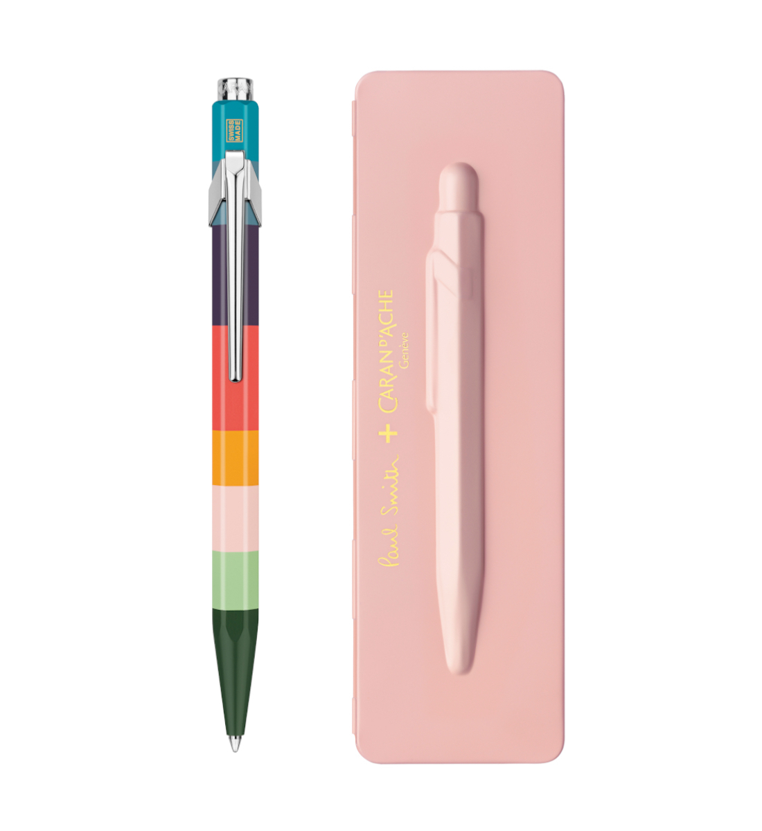 

Ручка Caran d'Ache 849 Paul Smith Пастельно-рожевий бокс (7630002342360)