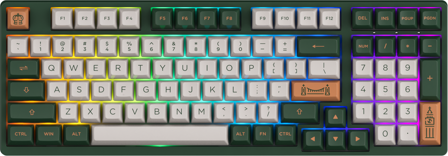 Клавиатура проводная Akko 3098S World tour London TTC Speed Silver