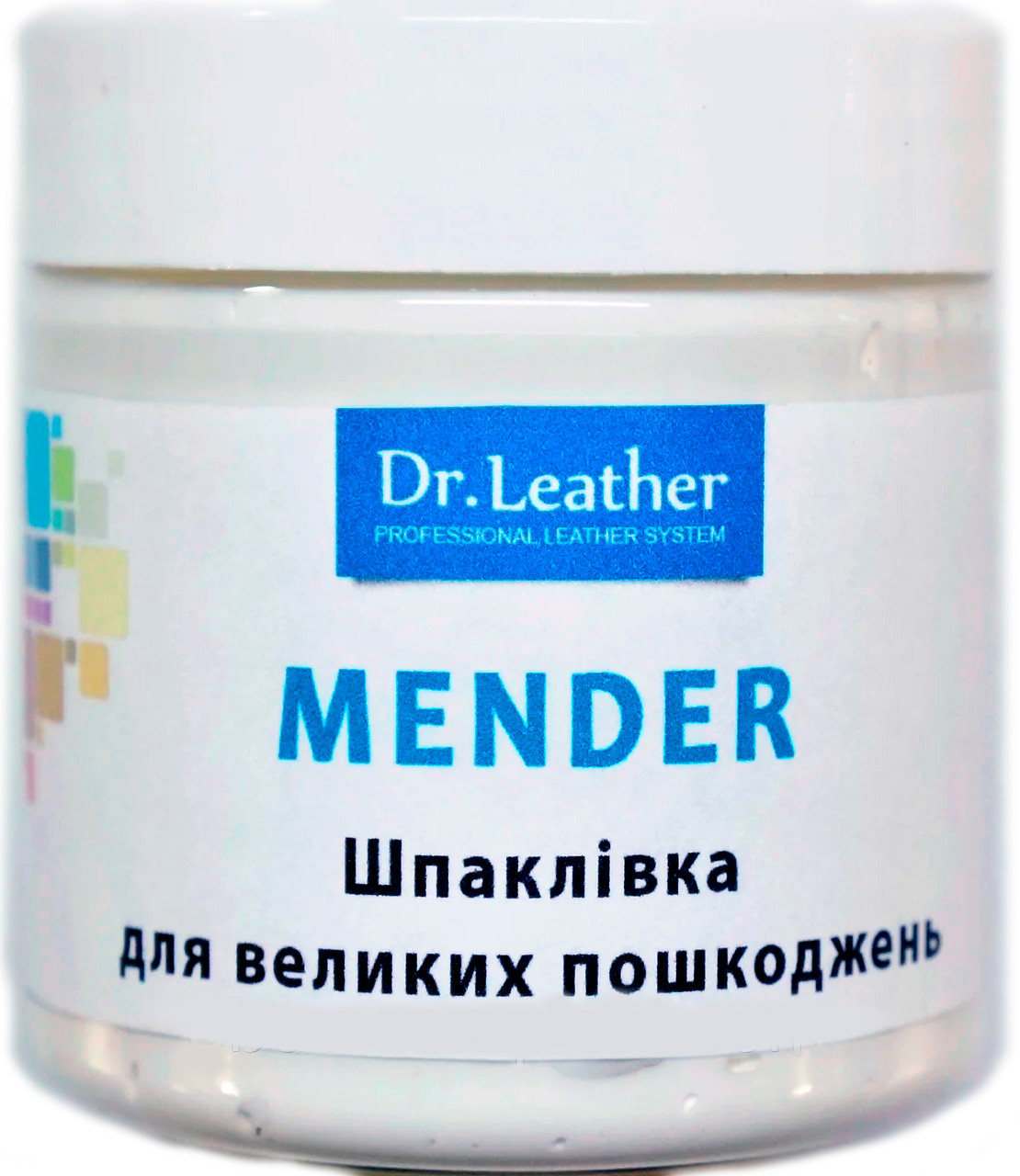 

Шпаклевка для крупных повреждений DrLeather MENDER 150 мл бесцветная