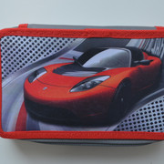 

Пенал CLASS "SuperCar", 3 отделение, серый с красным, без напонения, 94095