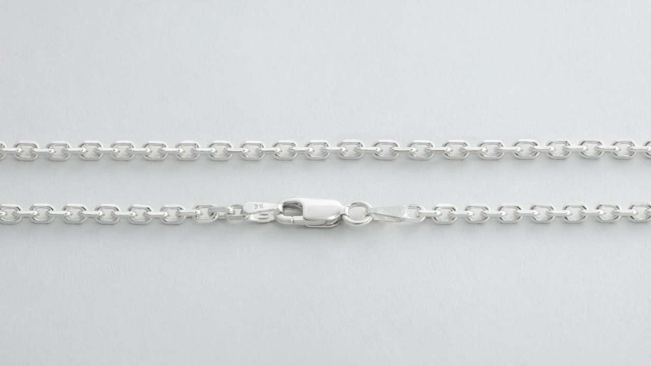 

Сербряная цепочка снейк для женщины Silvex 925 Classic Белый (855 7/55)
