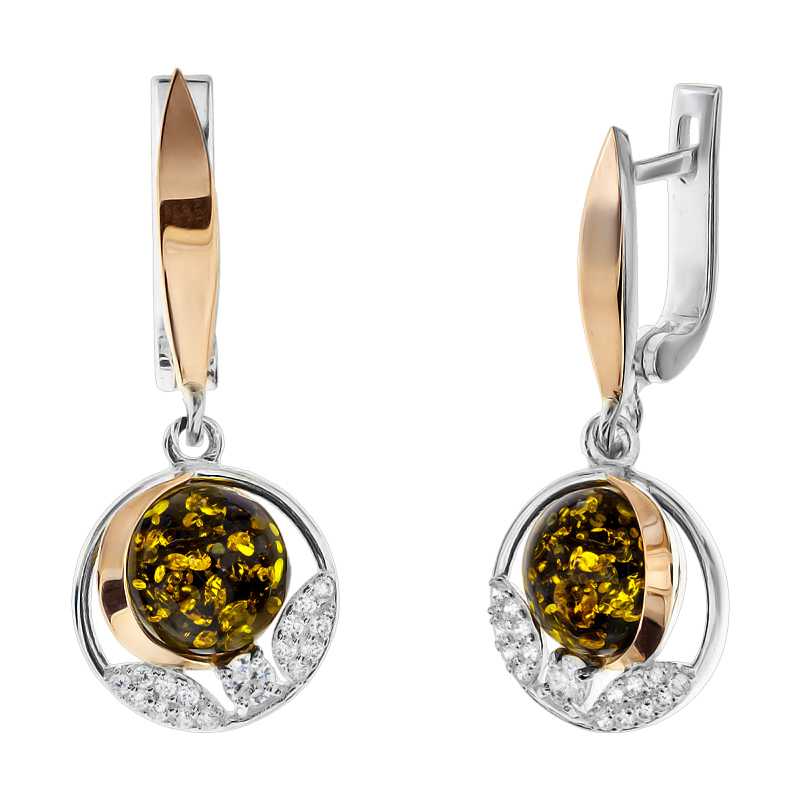 

Серьги-подвески Oriyana 0402.50с