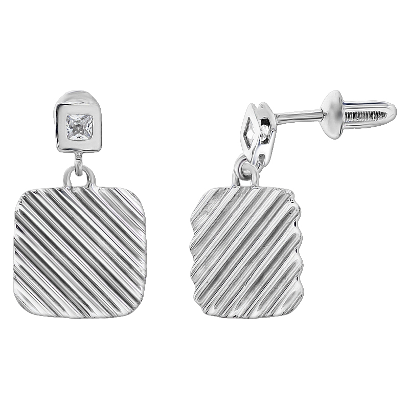 

Серьги-подвески Diamant С2259с