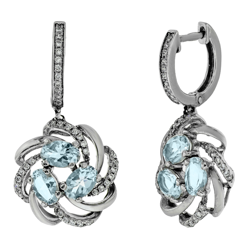 

Серьги-подвески Diamant с0994-02с