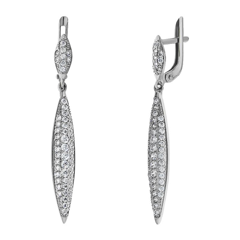 

Серьги-подвески Diamant с1947с