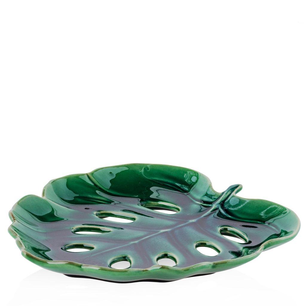 

Декоративное блюдо Home&You Palma leaf Зеленое