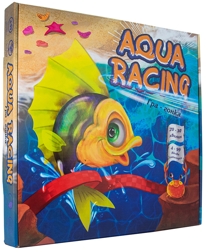 

Настольная игра Strateg Aqua racing (30416) (4820220562043)
