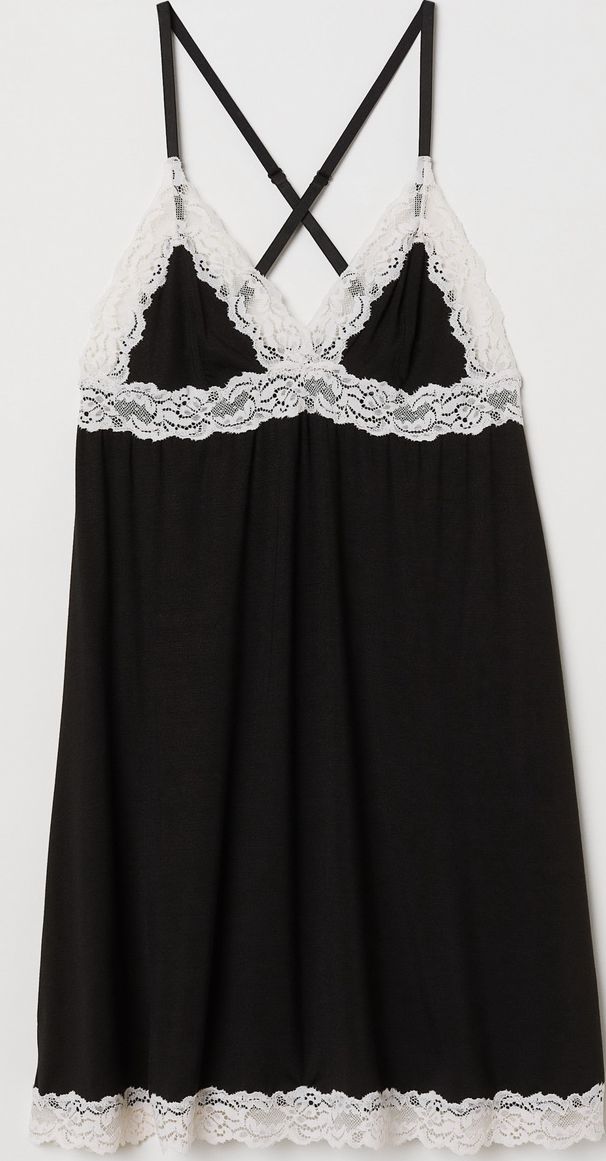 

Ночная рубашка H&M 0670193-8 S Черная