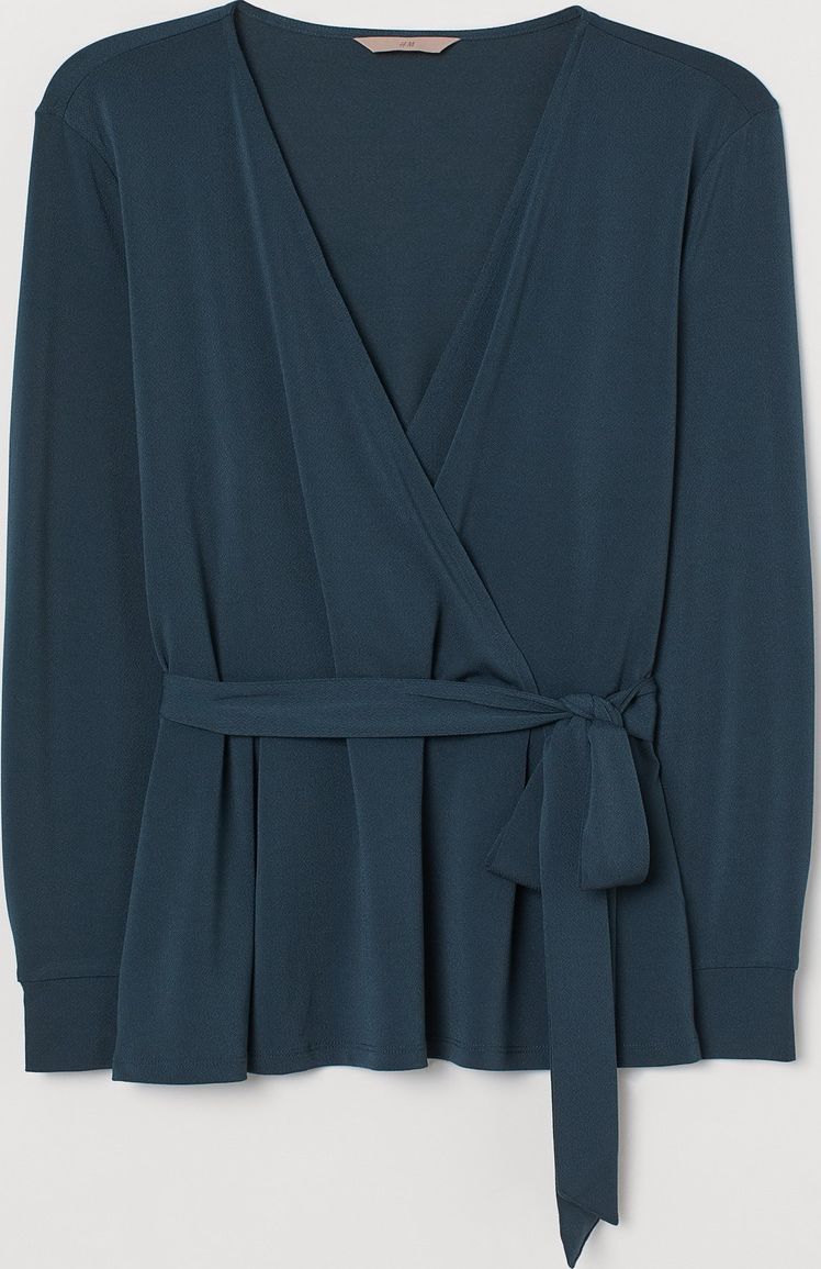 

Блузка H&M 0715786-0 2XL Изумрудная