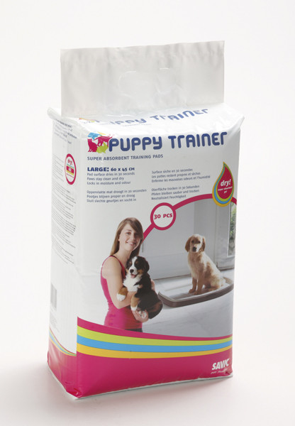 

Пеленки Savic ПАППИ ТРЭЙНЕР (Puppy Trainer) для собак, большой, 60х45 см, 30 шт