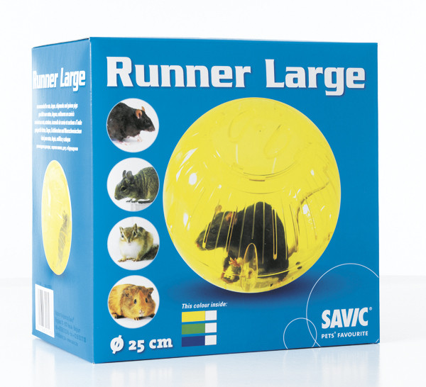 

Прогулочный шар Savic РАННЕР ЛАДЖ (Runner Large) для грызунов, пластик, 25 см