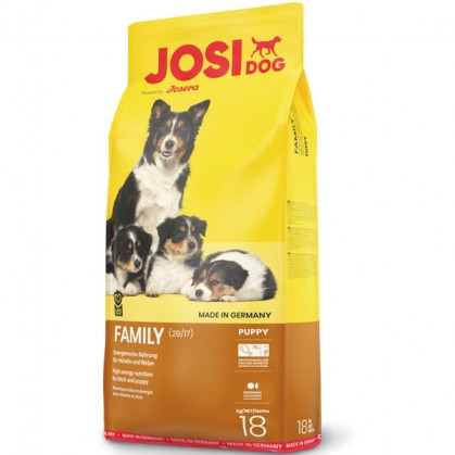 

Сухой корм Josera JosiDog Family для щенков, беременных и кормящих собак, 18 кг