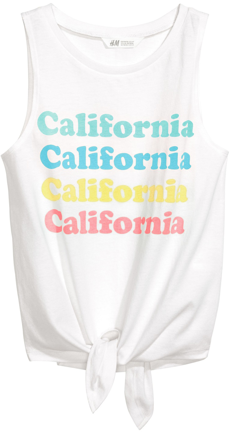 

Майка H&M 04737345 170 см Белая