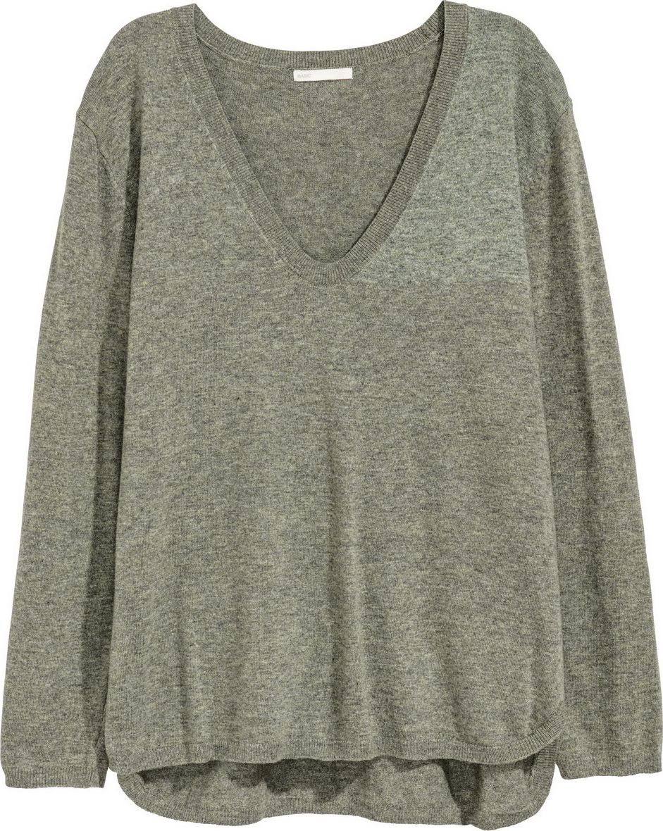 

Пуловер H&M 0560436-7 L Зеленый