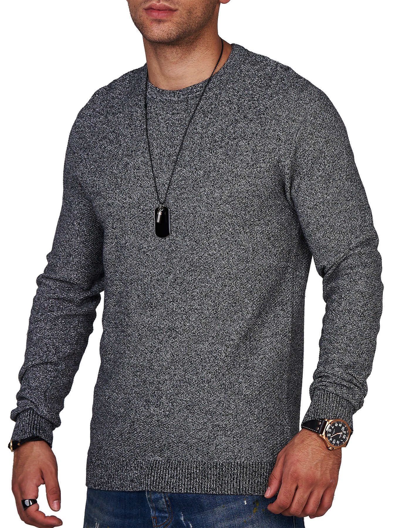 

Джемпер Jack & Jones Black/Jet Stream L черный