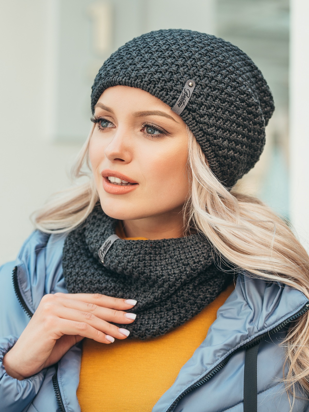 

Шапка + снуд Dressa 50539  Графитовые, Шапка + снуд Dressa 50539 One Size Графитовые