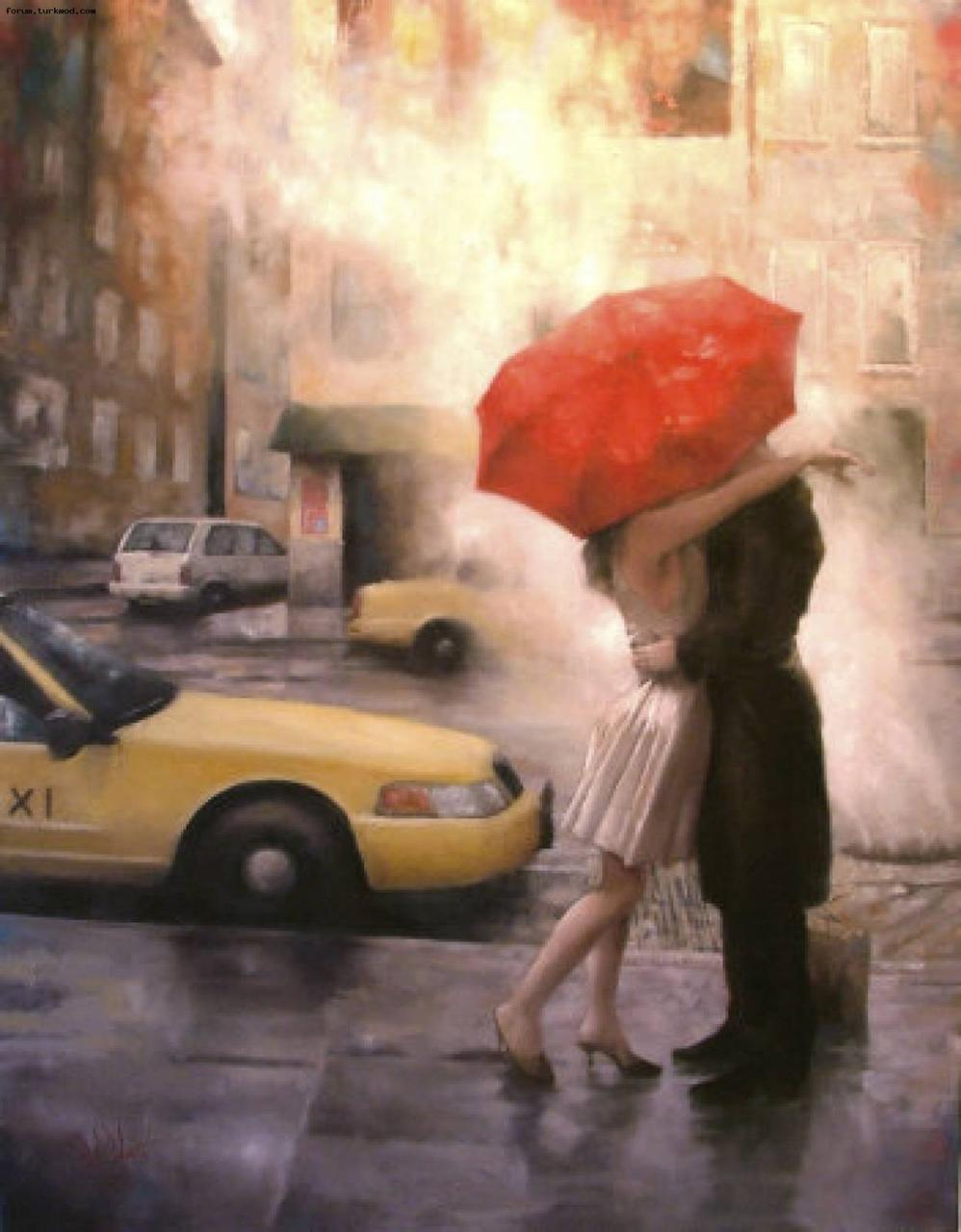 

Алмазная мозаика Любовь в большом городе 40x50см DM-107 Полная зашивка. Набор алмазной вышивки