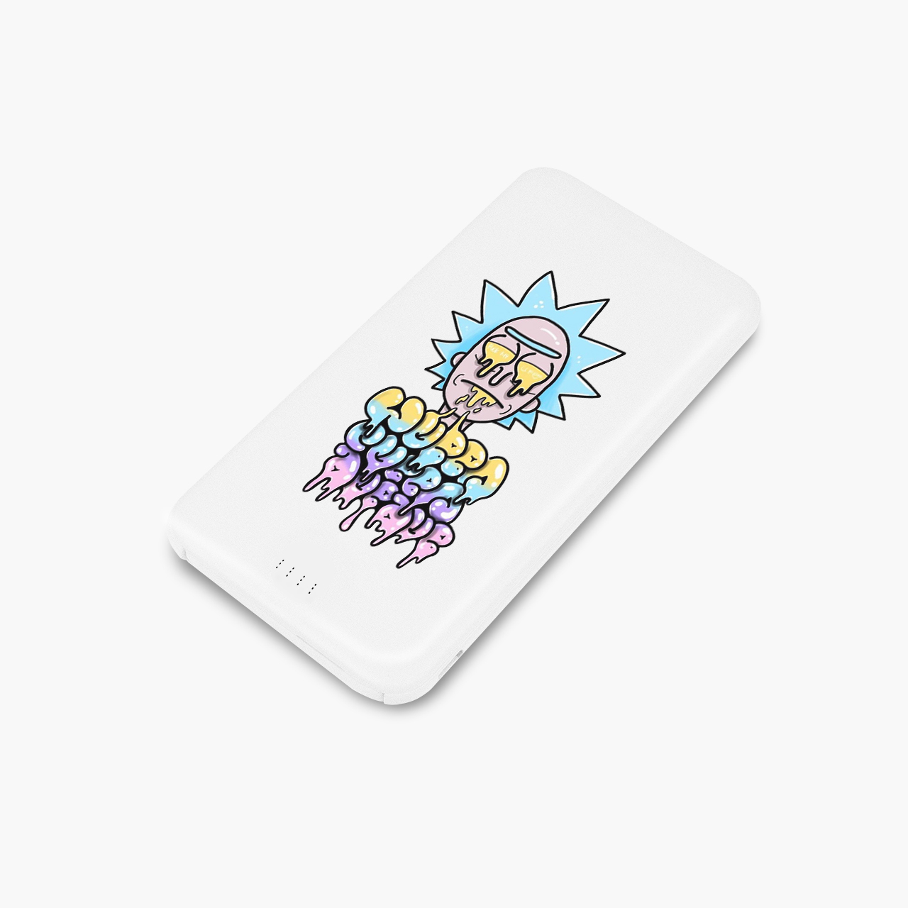 

УМБ 10000 mAh Рик и Морти (Rick and Morty) повербанк (power bank) универсальная портативная батарея (25939-1232) Белая