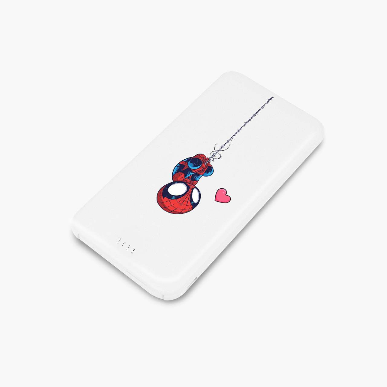 

УМБ 10000 mAh Человек паук (Spider-Man) повербанк (power bank) универсальная портативная батарея (25939-1821) Белая