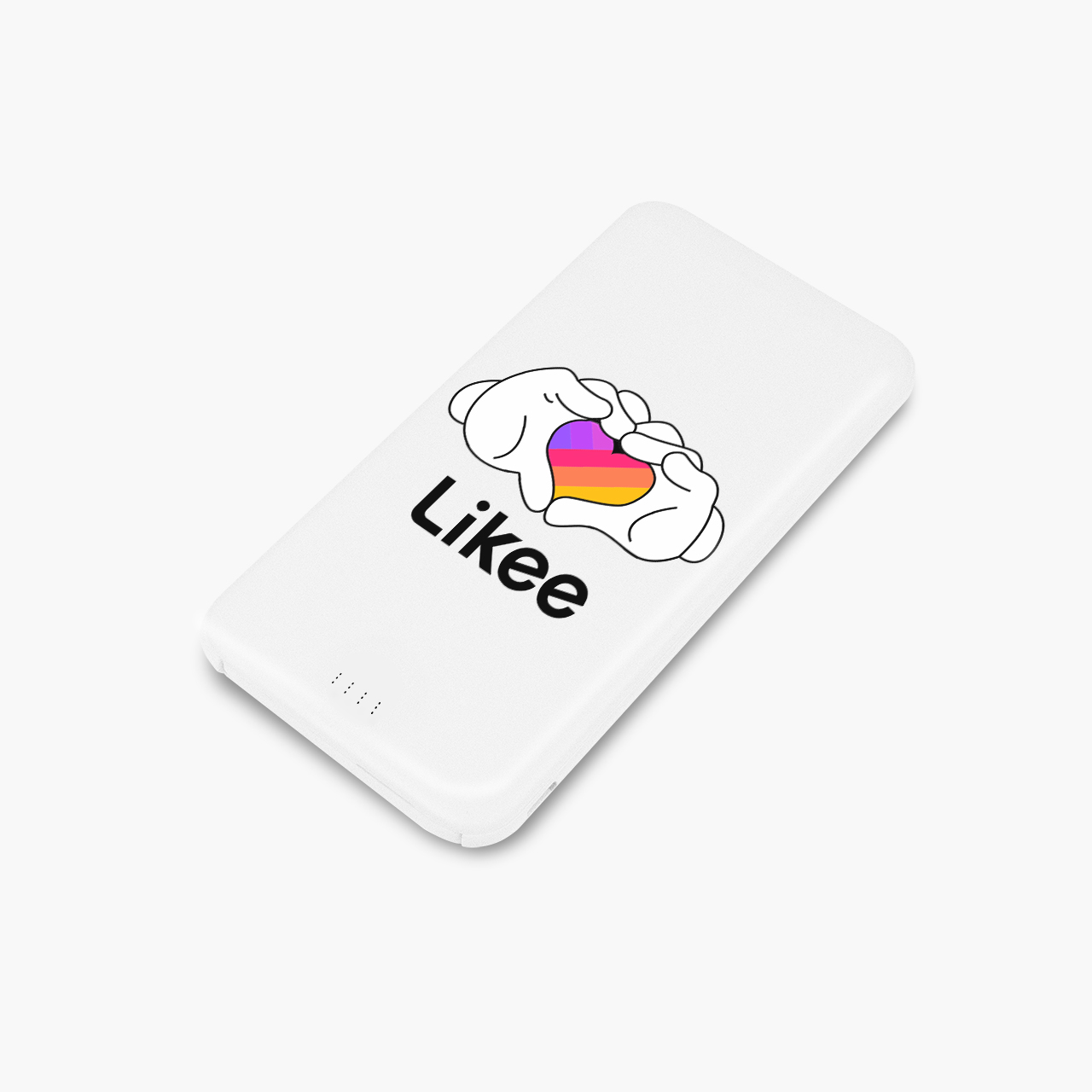 

УМБ 10000 mAh Лайк повербанк (power bank) универсальная портативная батарея (25939-1711) Белая