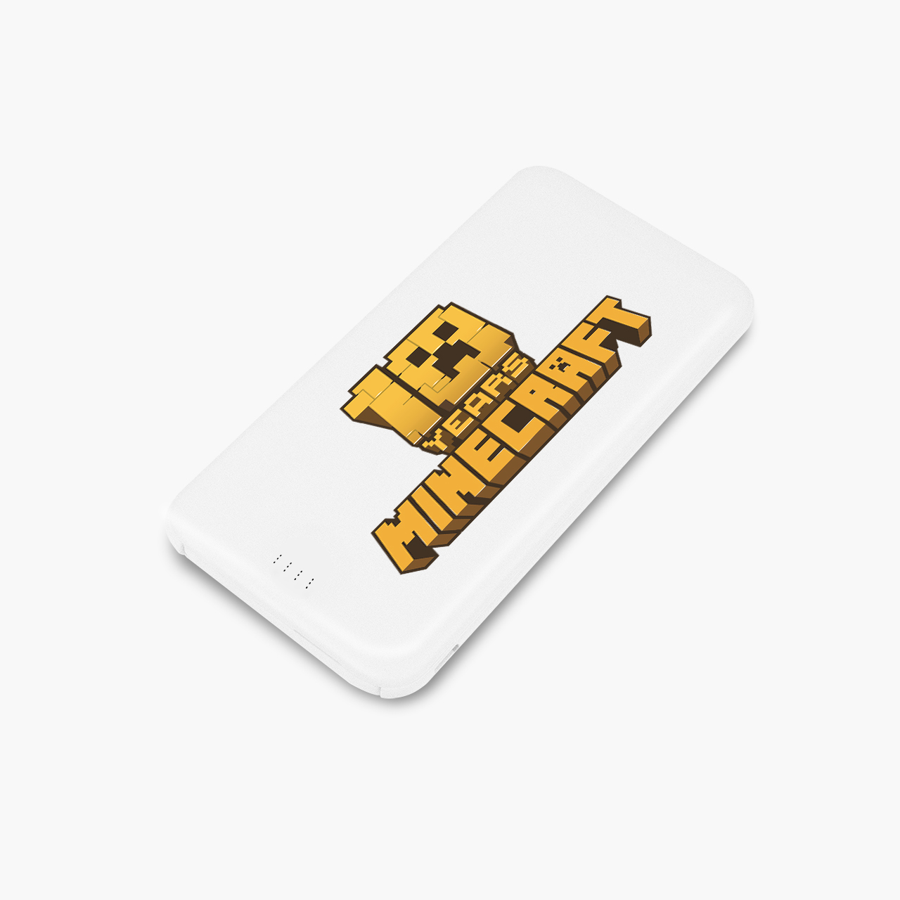 

УМБ 10000 mAh Майнкрафт повербанк (power bank) универсальная портативная батарея (25939-1171) Белая