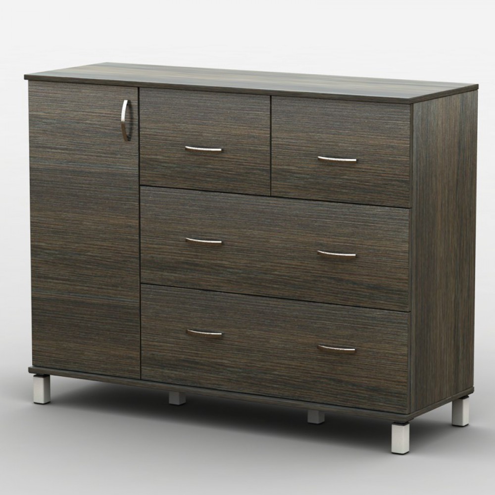 

Комод из ДСП - ПВХ кромка 038/1 АКМ Тиса мебель цвет Венге