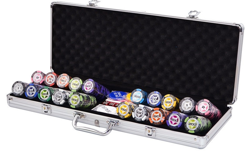 Профессиональный набор для покера Poker Star Texas Holdem 500 ед. Кейс ...