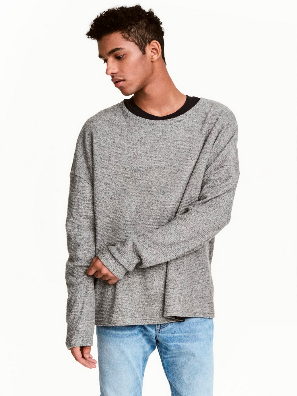 

Джемпер H&M 0466991-6 M Серый