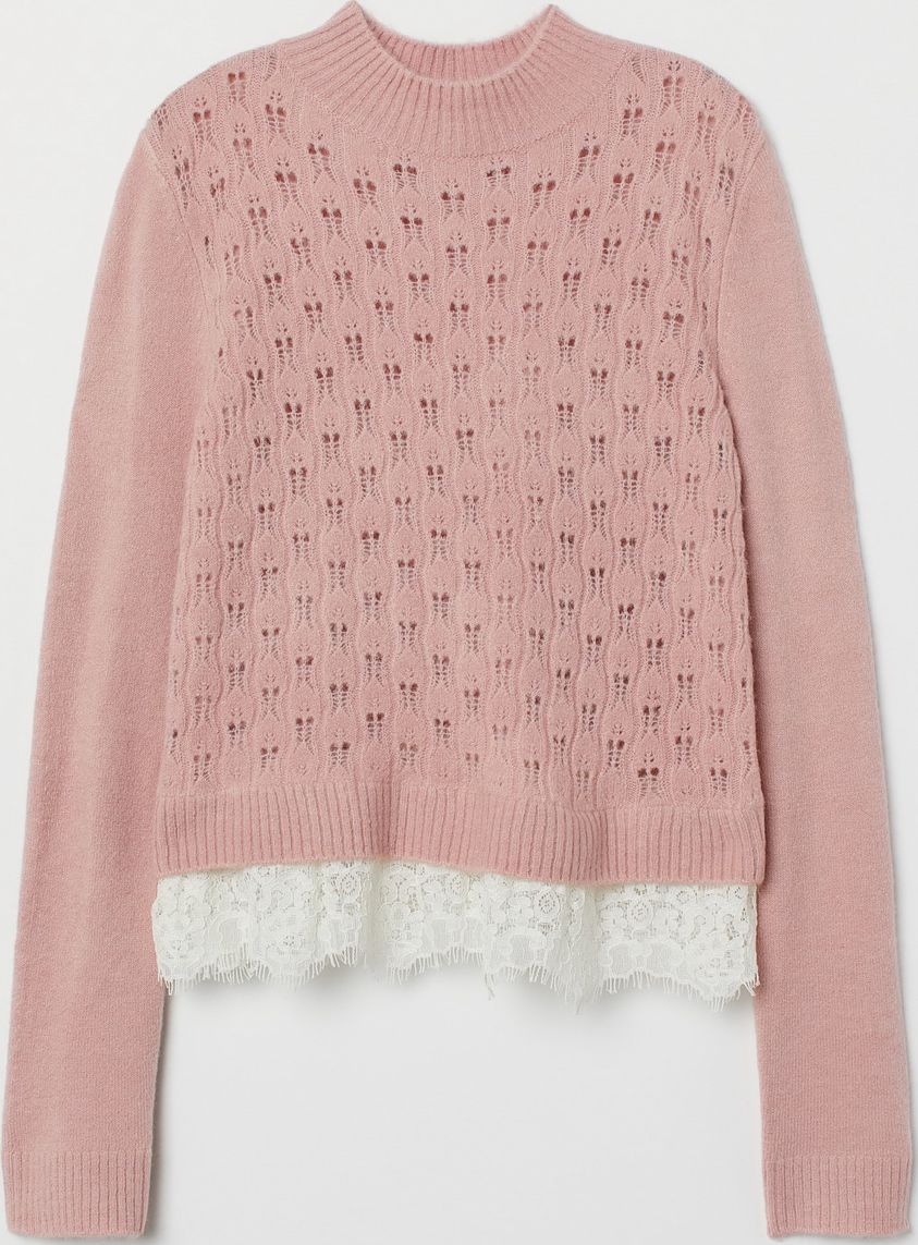 

Свитер H&M 0674026-9  Розовый, Свитер H&M 0674026-9 S Розовый